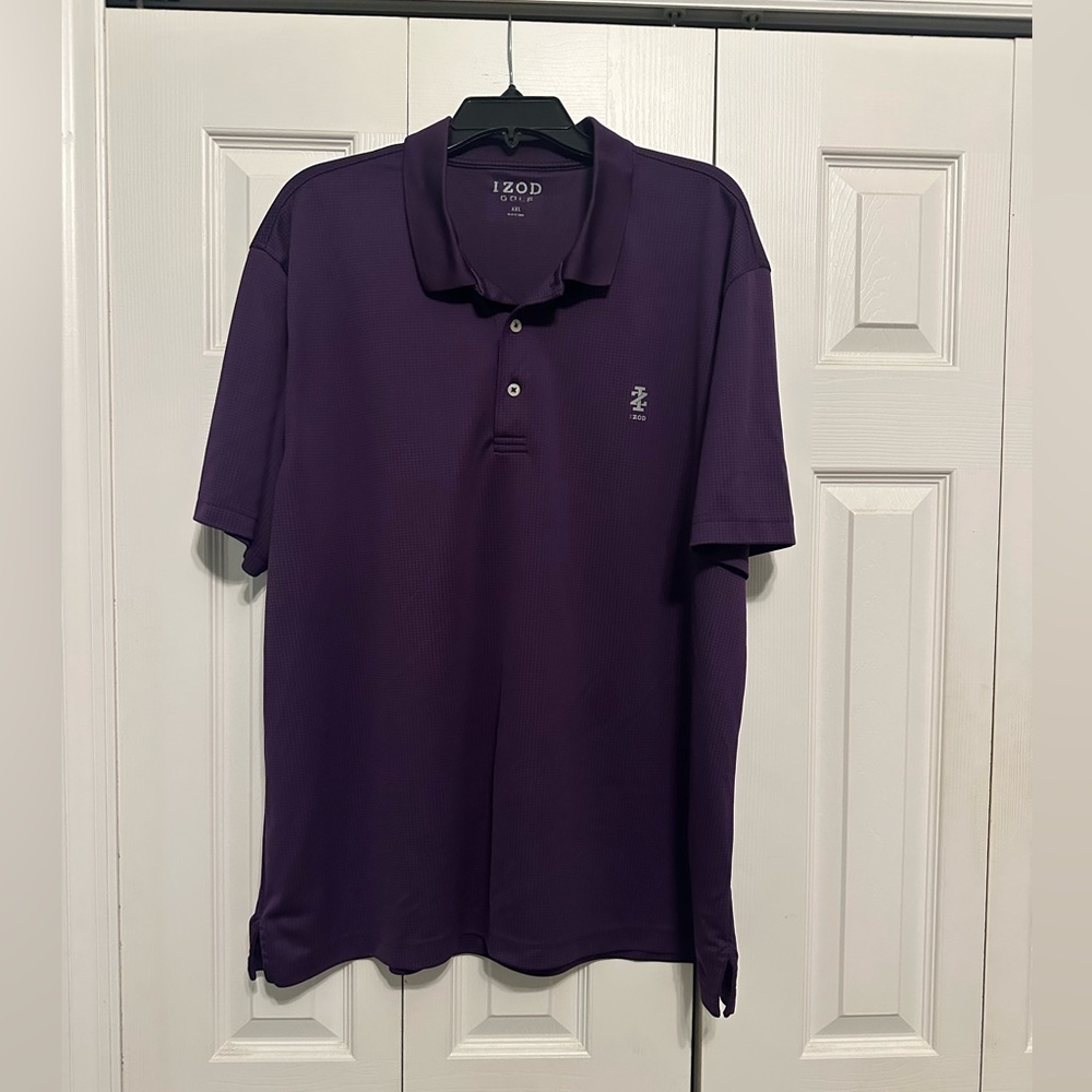 Izod Men's Deep Purple Polo Shirt